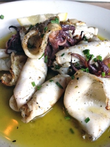 Eleni's grilled calamari